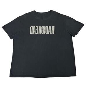 Radiohead Backwards Logo Tee Shirt Men's XXL 2XL Thom Yorke